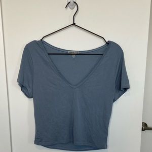 Charlotte Russe blue crop top